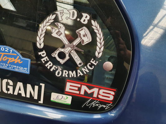 Sticker signature noir